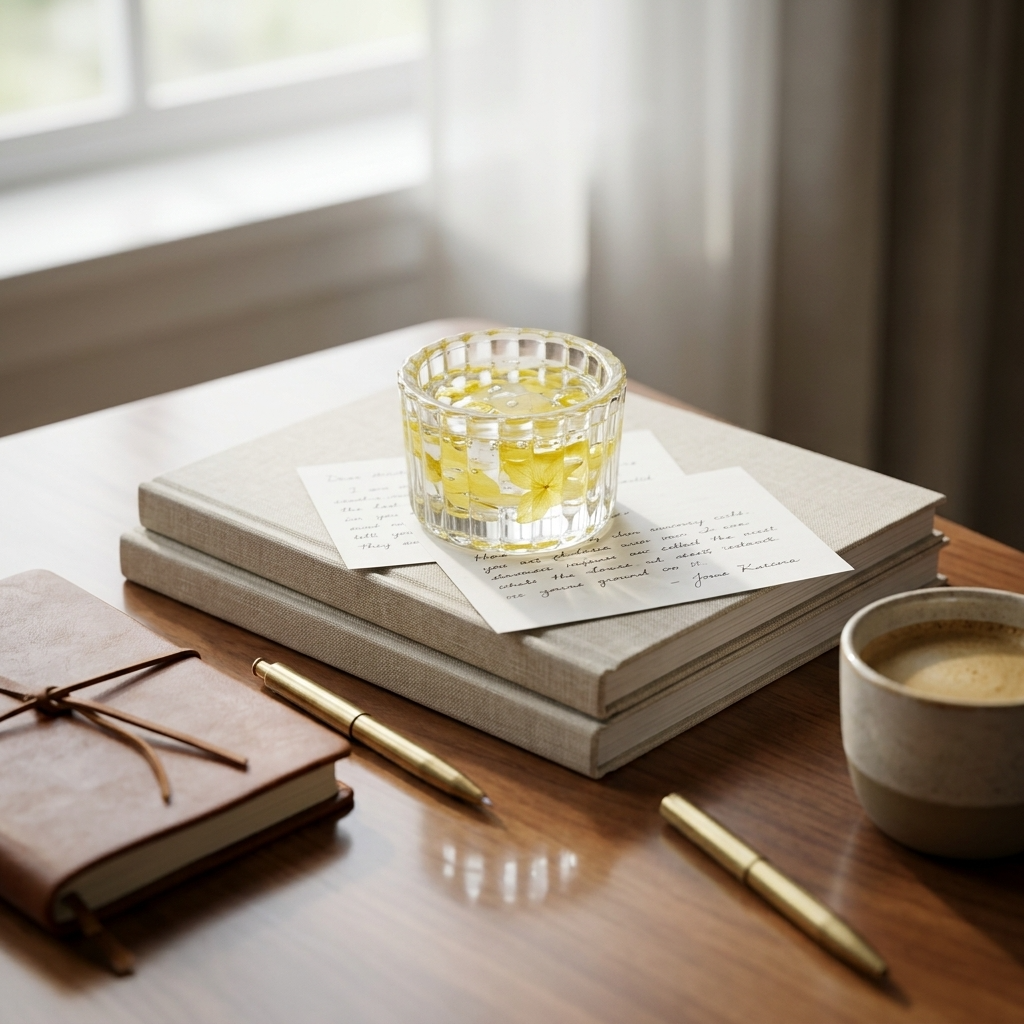 🎁 A Complimentary Petal Lake Paperweight - Floever