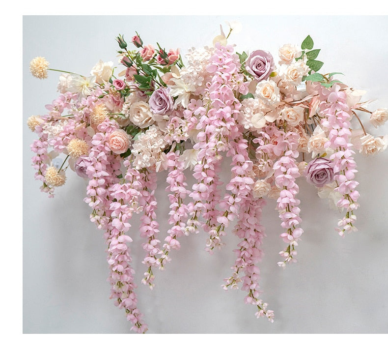 Graceful Cascading Wisteria Floral Wall Décor - Floever