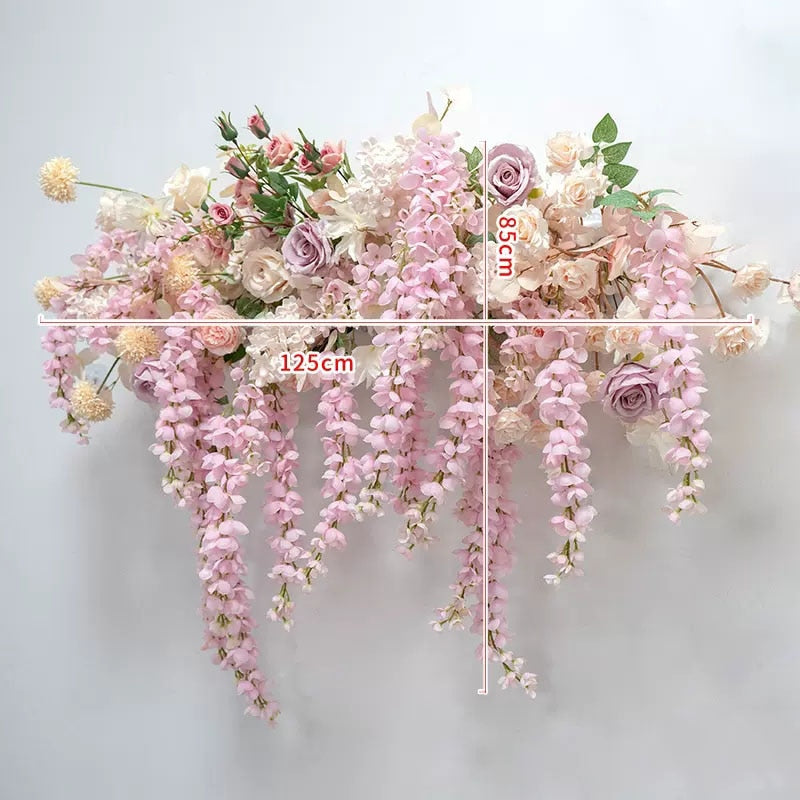 Graceful Cascading Wisteria Floral Wall Décor - Floever