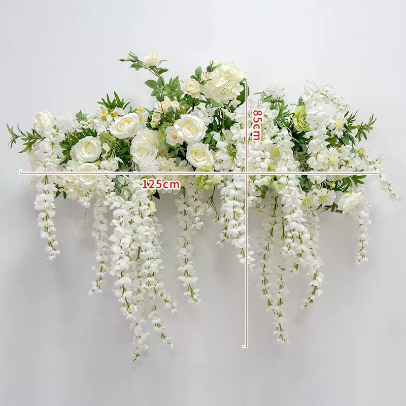 Graceful Cascading Wisteria Floral Wall Décor - Floever