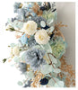 Twilight Serenity Blue & Gold Party Floral Decor - Floever