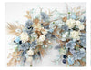 Twilight Serenity Blue & Gold Party Floral Decor - Floever