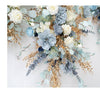 Twilight Serenity Blue & Gold Party Floral Decor - Floever