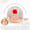 Everlasting Flowers Glass Dome Light - Floever