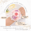 Everlasting Pink Rose Wrist Corsage - Floever