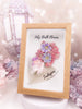 July Birth Flower Larkspur Frame - Floever