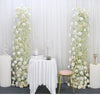 Pure Ivory Rose White Baby Breath Flower Arrangement - Floever