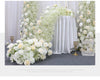 Pure Ivory Rose White Baby Breath Flower Arrangement - Floever