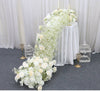 Pure Ivory Rose White Baby Breath Flower Arrangement - Floever