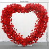 Romantic Red Rose Heart Floral Arrangement Arbor - Floever