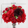 Romantic Red Rose Heart Floral Arrangement Arbor - Floever