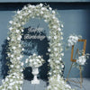 Elegant White Rose and Baby's Breath Flower Arrangement - Floever