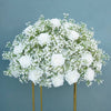 Elegant White Rose and Baby's Breath Flower Arrangement - Floever