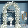 Elegant White Rose and Baby's Breath Flower Arrangement - Floever