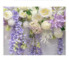 Graceful Cascading Wisteria Floral Wall Décor - Floever