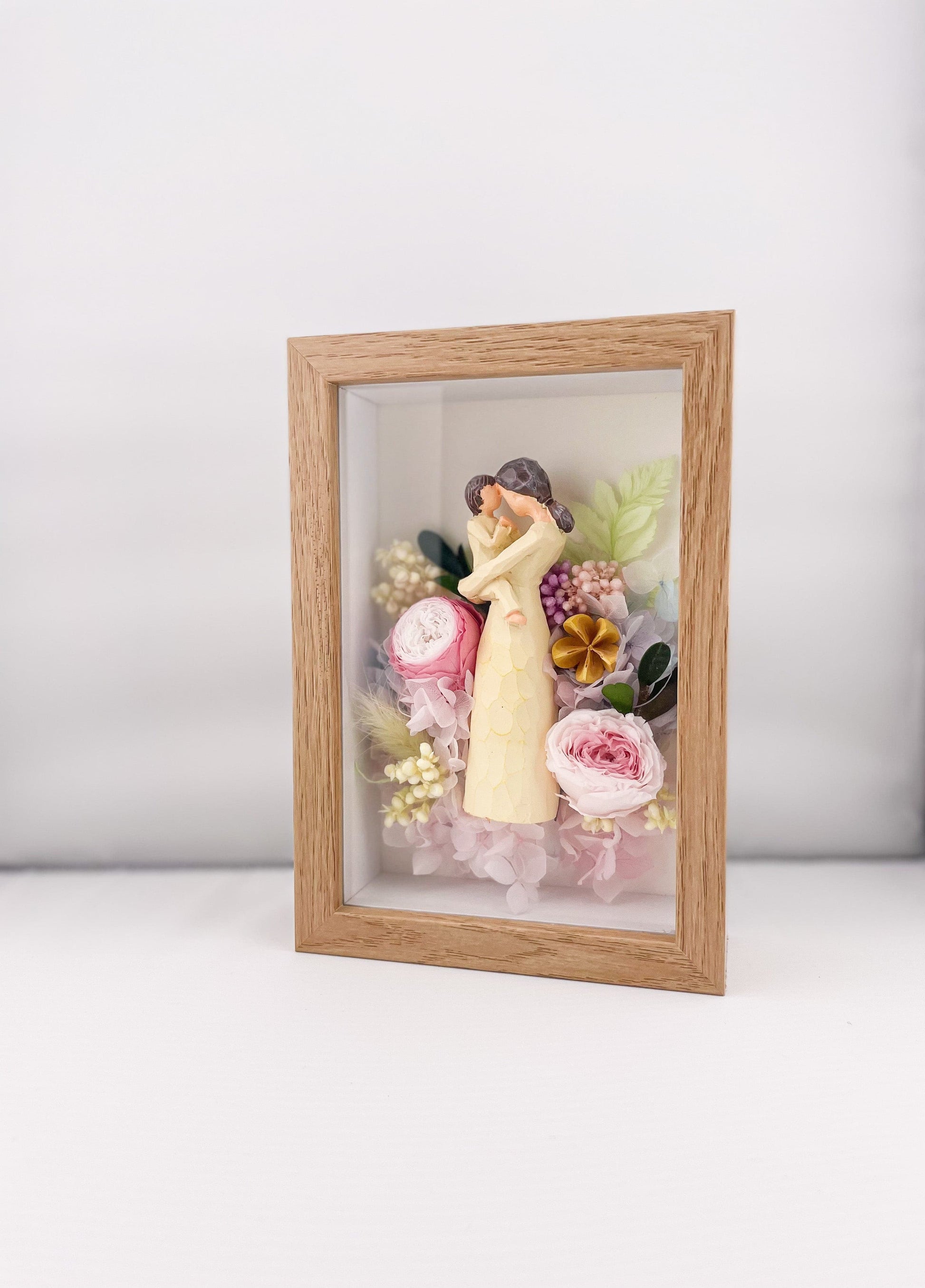 Miel - Everlasting Rose Flowers Frame - Floever