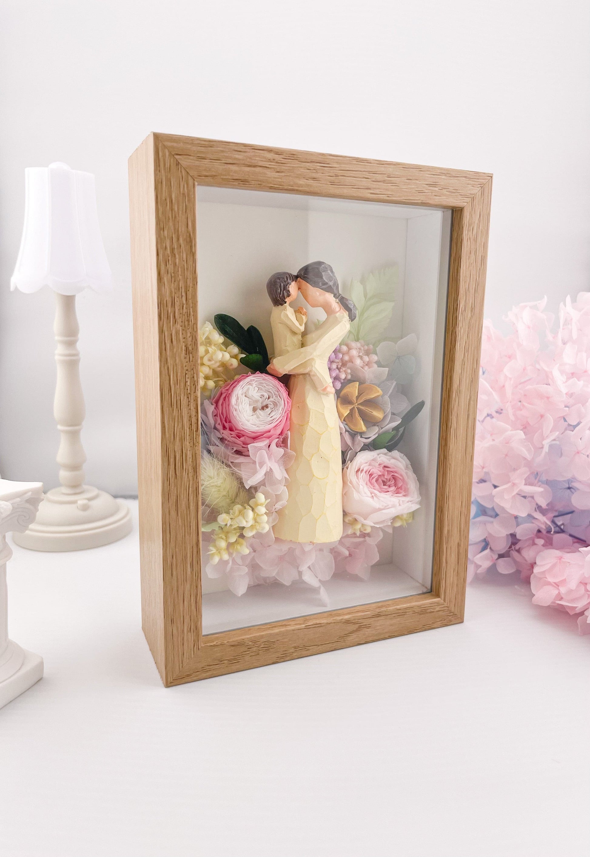 Miel - Everlasting Rose Flowers Frame - Floever