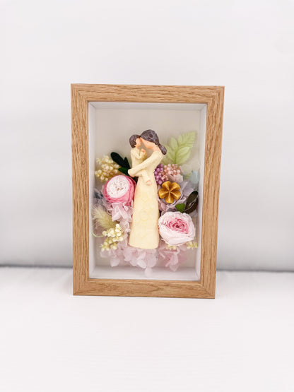 Miel - Everlasting Rose Flowers Frame - Floever