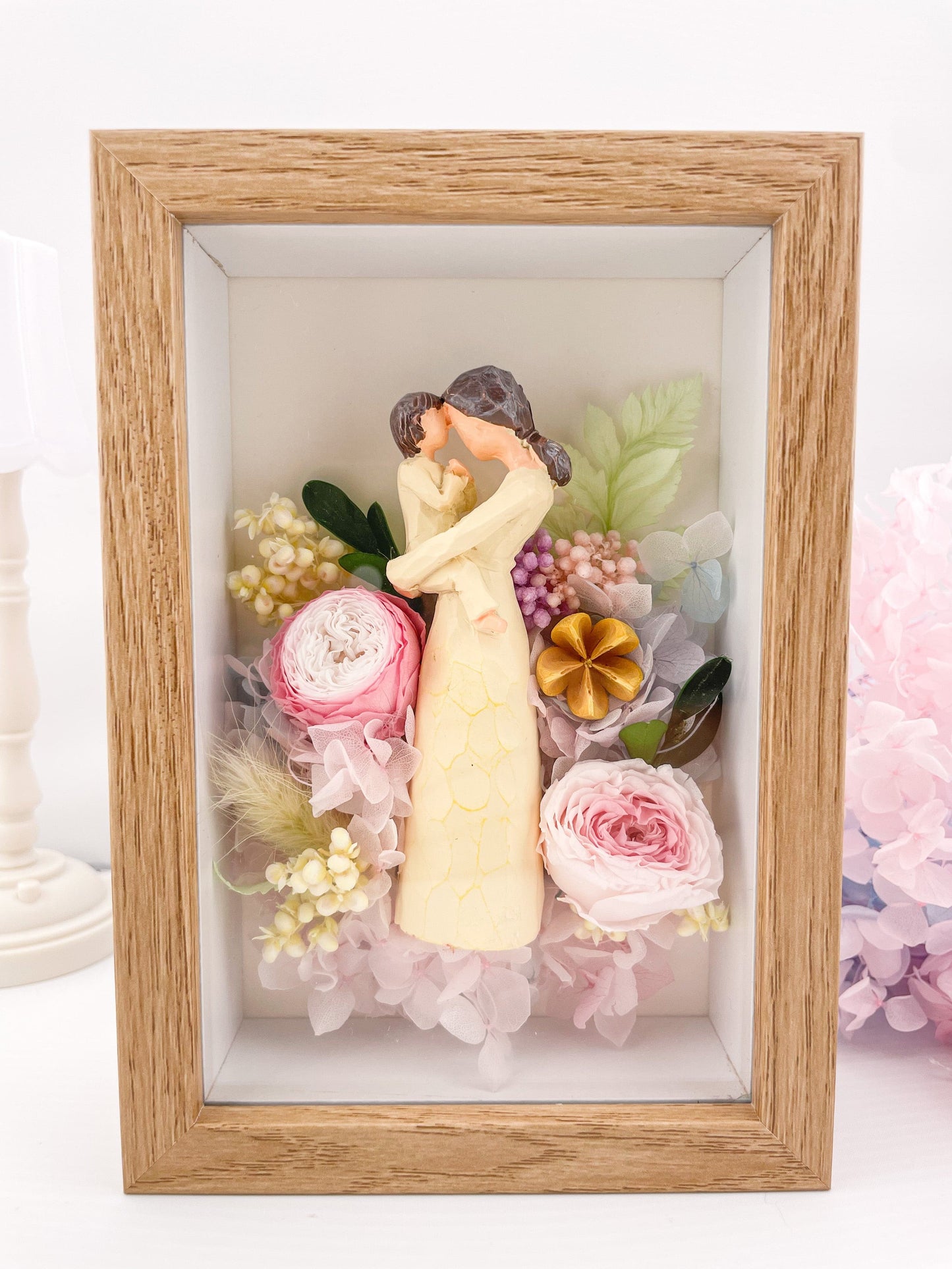 Miel - Everlasting Rose Flowers Frame - Floever