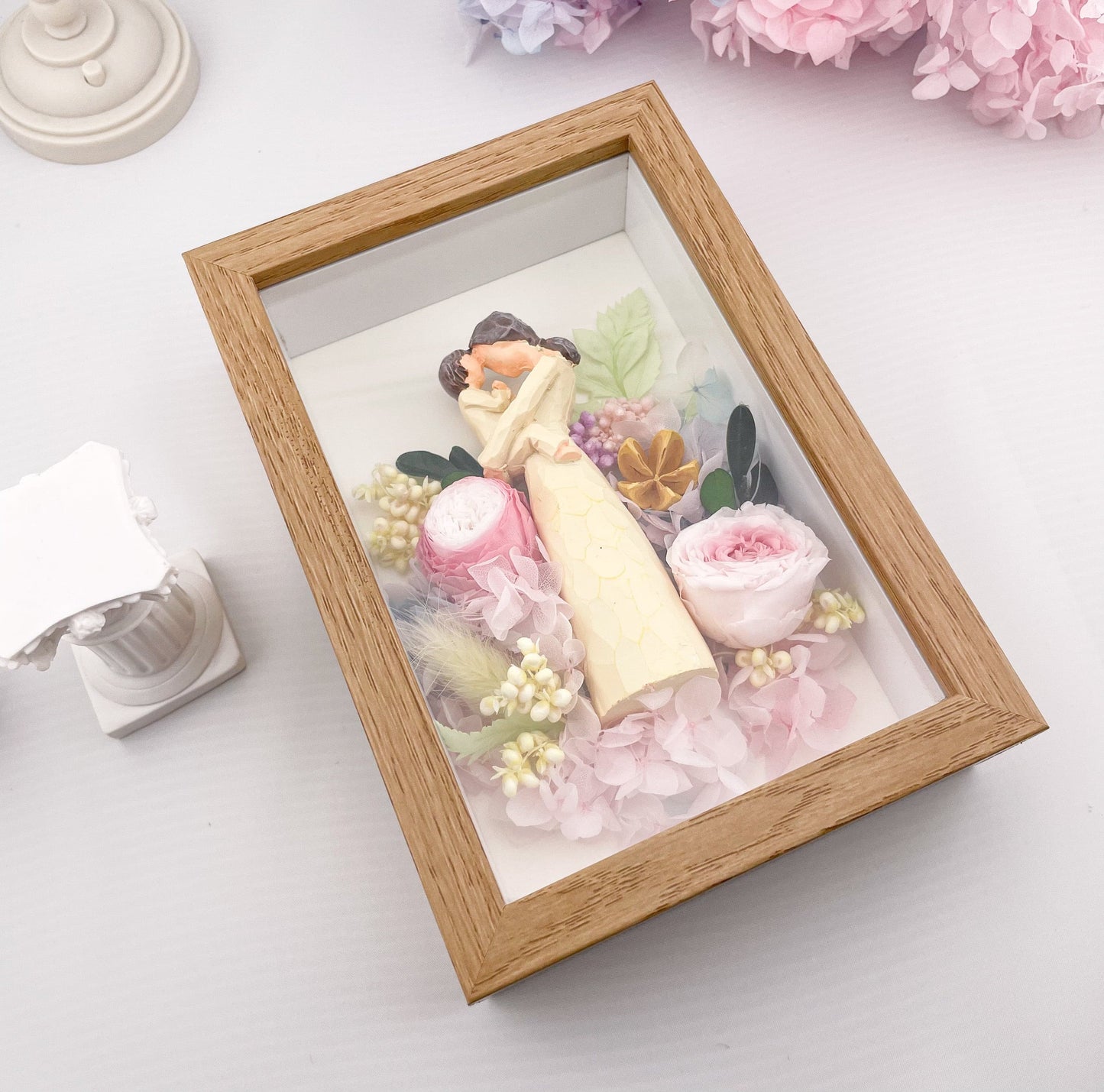 Miel - Everlasting Rose Flowers Frame - Floever