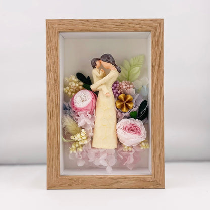 Miel - Everlasting Rose Flowers Frame - Floever