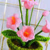 Hand-Knitted Flowers in Pot - Floever_Flowers