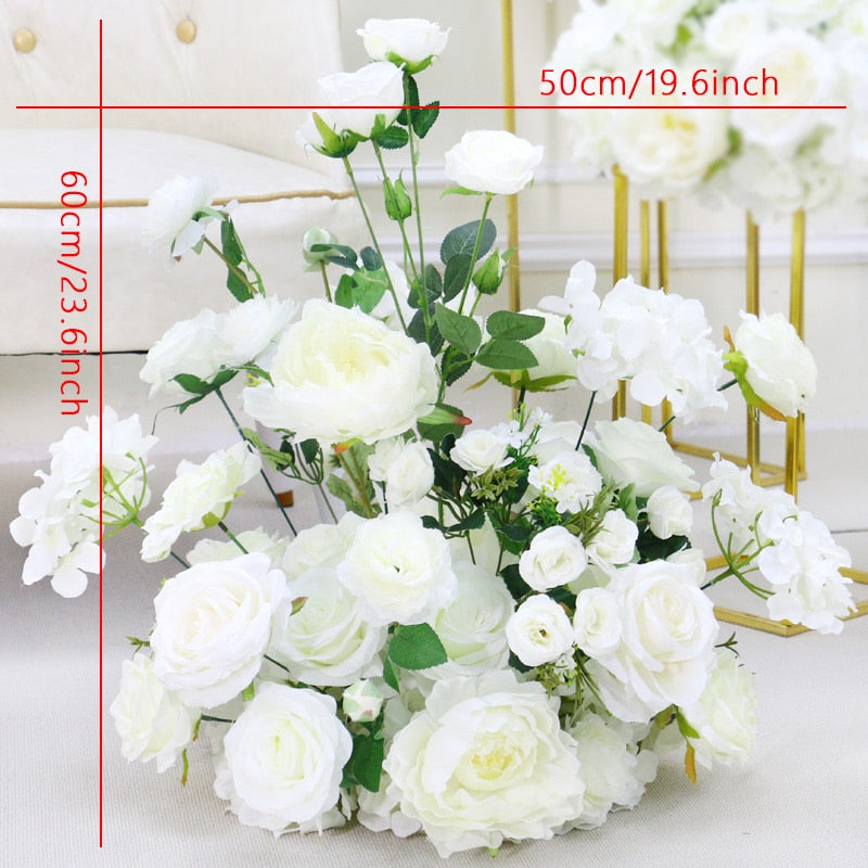 Sofa Around Floor Floral Wedding Backdrop Decor - Floever's Life