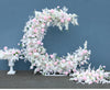 Luxury Moon Shape Arch Rose Flower Row Wedding Backdrop Party Decor Floral Stand - Floever's Life