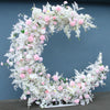 Luxury Moon Shape Arch Rose Flower Row Wedding Backdrop Party Decor Floral Stand - Floever's Life