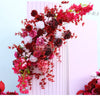 Rose Mist Grass Leaf  Wedding Backdrop party flowers Arrangement Props - Floever's Life