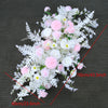 Luxury Moon Shape Arch Rose Flower Row Wedding Backdrop Party Decor Floral Stand - Floever's Life