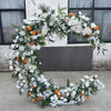 Luxury Moon Shape Arch Rose Flower Row Wedding Backdrop Party Decor Floral Stand - Floever's Life