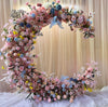 Luxury Moon Shape Arch Rose Flower Row Wedding Backdrop Party Decor Floral Stand - Floever's Life