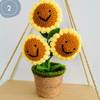 Hand-Knitted Flowers in Pot - Floever_Flowers