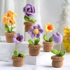 Hand-Knitted Flower in Pot - Floever_Flowers