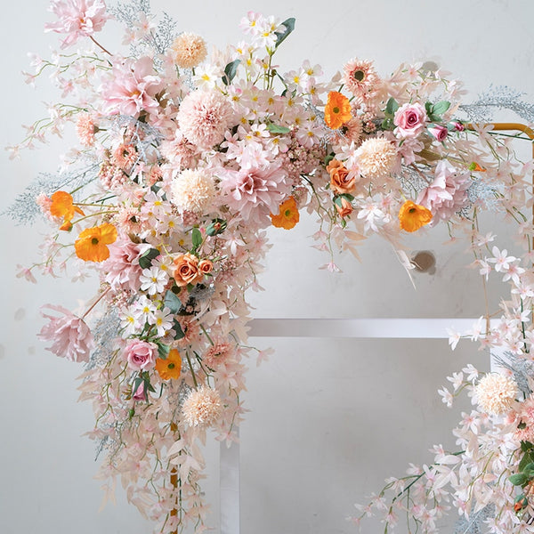 Elegant White Rose and Baby's Breath Flower Arrangement