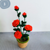 Hand-Knitted Flowers in Pot - Floever_Flowers