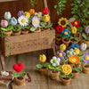 Hand-Knitted Flower in Pot - Floever_Flowers